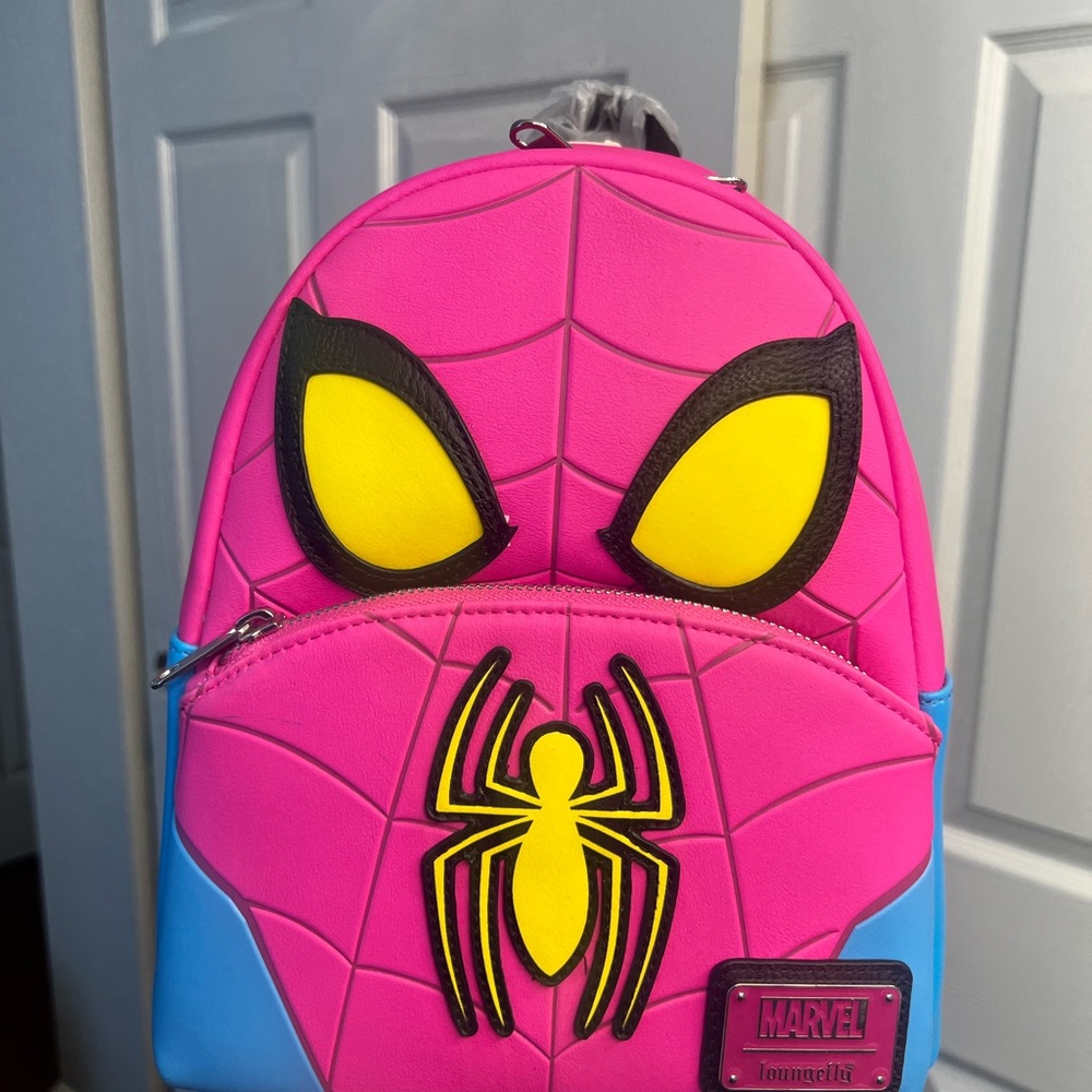 Marvel Spider-Man Backpack - Pink and Blue